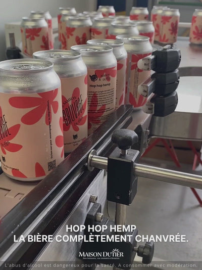 HOP HOP HEMP BIERE AU CHANVRE BIERE BRETONNE BIERE ARTISANALE AU CHANVRE BIERE RENNES BIERE MAISON DUTIER BRASSERIE SAUVAGE